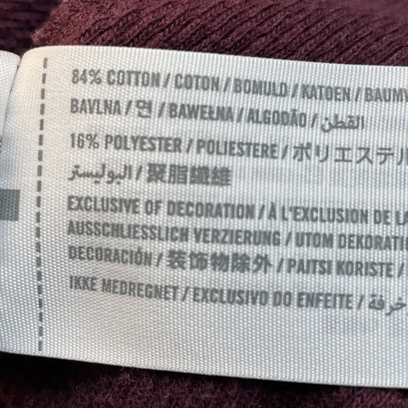 Abercrombie & Fitch Shirt Mens Medium Red Waffle Knit Thermal Henley Comfy Casua - Picture 6 of 11